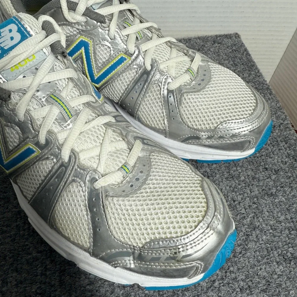 New Balance 480 Womens 11 Running Sneakers Silver Blue ABZORB Made in USA